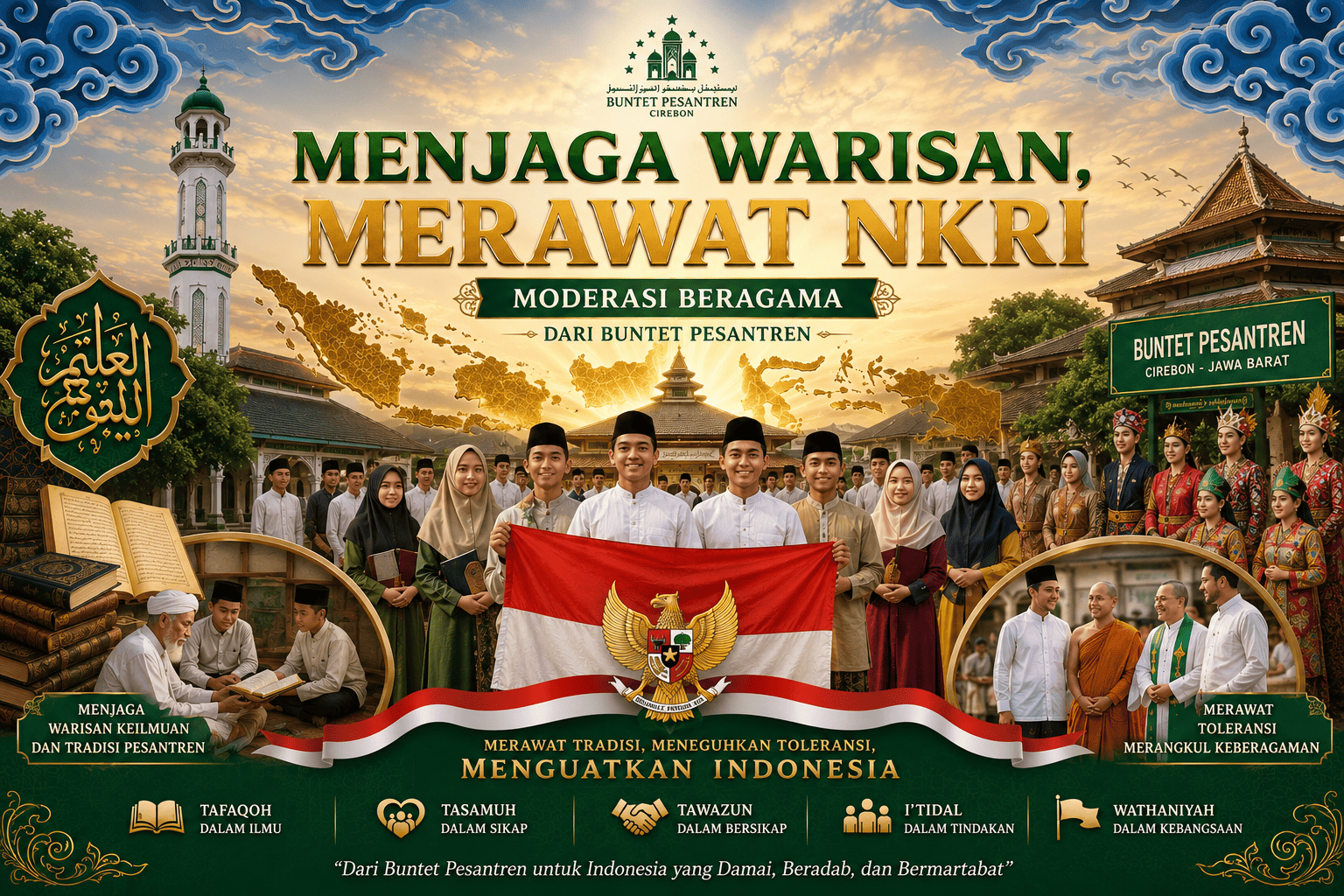 Menjaga Warisan, Merawat NKRI: Moderasi Beragama dari Buntet Pesantren